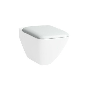 WC doska z plastu so softclose (pomalé sklápanie) v bielej farbe.