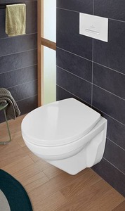 Villeroy & Boch ViConnect toaletné ovládacie tlačidlo, Dual flush, Biela; 92218068