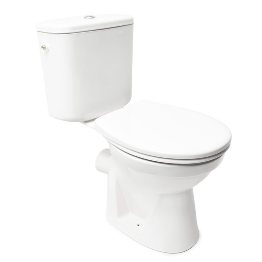 Kompletné WC kombi od výrobcu VitrA so splachovacím okruhom a bočným napúšťaním. Sedátko aj nádržka sú súčasťou balenia.