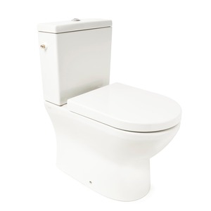 WC kombi VitrA Integra bez oplachového okruhu (Rim-Ex) s univerzálnym odpadom a bočným napúšťaním. Súčasťou WC je nádržka vrátane armatúry a sedátko so softclose zatváraním.