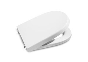 WC doska softclose z duroplastu so softclose (pomalé sklápanie) v bielej farbe. Pánty z ocele.