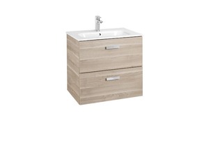 Kúpeľňová skrinka s umývadlom Roca Victoria 60x56,5x45 cm breza A855854422
