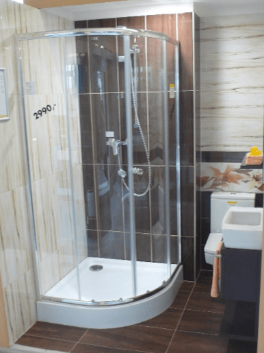 Sprchová vanička štvrťkruhová Multi 90x90 cm akrylát ABSNEW90S