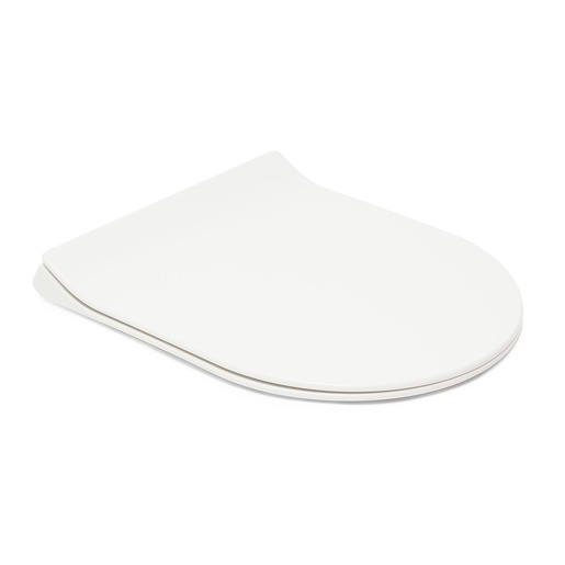 SIKO WC doska z duroplastu so softclose (pomalé sklápanie) v bielej matnej farbe a dĺžkou sedátka 42,5 cm. Rozstup upevnenie 15,5 cm.