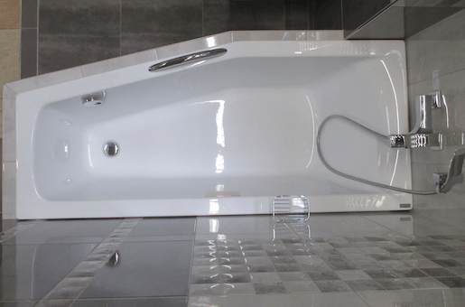 Asymetrická vaňa Laguna Aneta Plus 160x70 cm akrylát ľavá AN1600LPLUS