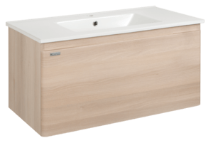 Kúpeľňová skrinka s umývadlom Naturel Ancona 100x46 cm akácie ANCONA100DV