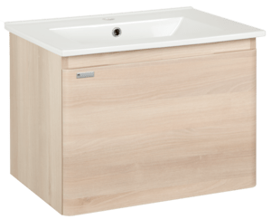 Kúpeľňová skrinka s umývadlom Naturel Ancona 60x46 cm akácie ANCONA60DV