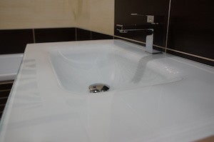 Kúpeľňová skrinka s umývadlom Naturel Ancona 60x46 cm akácie ANCONAS60Z