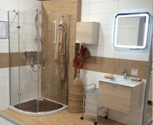 Kúpeľňová skrinka s umývadlom Naturel Ancona 60x46 cm akácie ANCONAS60Z