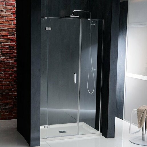 Sprchové dvere 150x200 cm Polysan VITRA chróm lesklý BN4215L