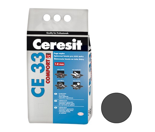 Škárovacia hmota Ceresit CE 33 graphite 5 kg CG2A CE33516