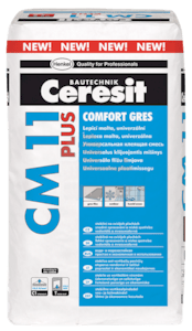 Lepidlo Ceresit CM 11 Plus sivá 25 kg C1T CM11P25