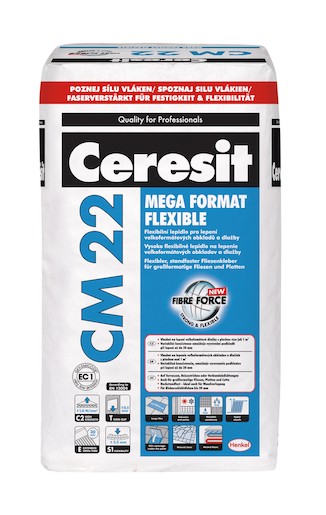 Lepidlo Ceresit CM 22 sivá 25 kg C2TE S1 CM2225