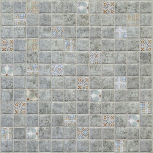 Sklenená mozaika Mosavit Concrete decor 30x30 cm mat DCONCRETE