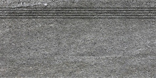 Schodovka Rako Quarzit tmavo sivá 30x60 cm mat DCVSE738.1