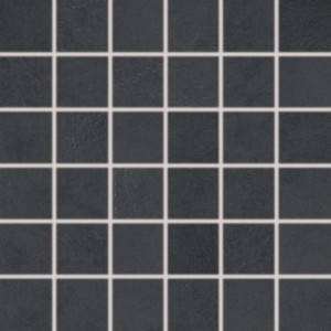 Mozaika Rako Clay čierna 30x30 cm mat DDM06643.1