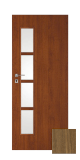 Interiérové dvere Naturel Deca ľavé 90 cm orech karamelový DECA30OK90L
