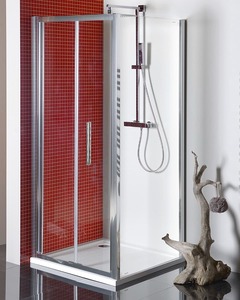 Bočné zástena k sprchovacím dverám 90 cm Polysan Lucis DL3415