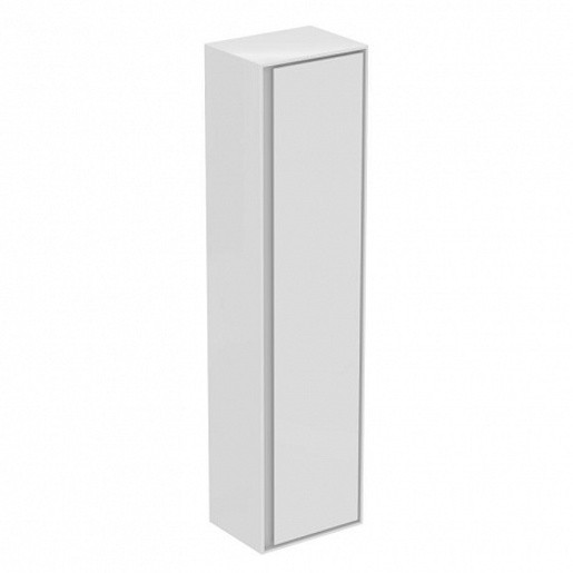 Kúpeľňová skrinka vysoká Ideal Standard Connect Air 40x30x160 cm v kombinácii hnedá mat / biela mat E0832VY