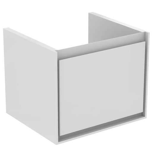 Kúpeľňová skrinka pod umývadlo Ideal Standard Connect Air 48x40,9x40 cm v kombinácii biela lesk / biela mat E0844B2