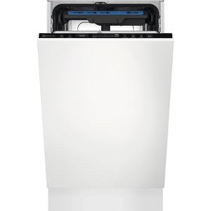 Umývačka riadu vstavaná Electrolux o šírke 45 cm, výške 81,8  cm a hĺbke 55  cm. potrebič má energetickou třídu D a napájacie napätie (V): 220-240.