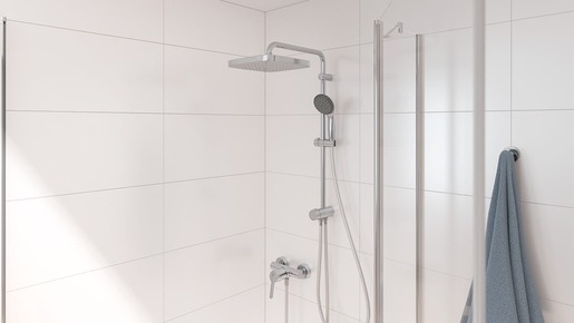 Sprchový systém Grohe Vitalio Start na stenu bez batérie chróm 26698000