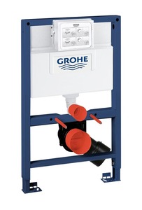 Rapid SL pre závesné WC so splachovacou nádržou 6-9 l, stavebná výška 0,82 m, ovládanie spredu alebo zhora, GROHE EcoJoy®.