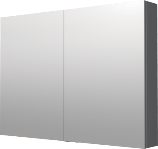 Zrkadlová skrinka Naturel 100x72 cm lamino šedostrieborná GALCA1100