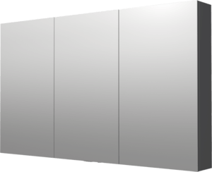 Zrkadlová skrinka Naturel 120x72 cm lamino šedostrieborná GALCA1120