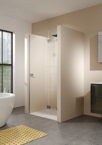 Sprchové dvere 160x200 cm pravá Riho Soft Q104 chróm lesklý GQ0070502