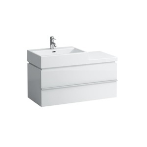 Kúpeľňová skrinka pod umývadlo Laufen Case 99x45,7x45,5 cm biela lesk H4012810754751