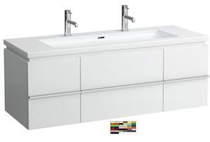 Kúpeľňová skrinka pod umývadlo Laufen Case 130x47,6x45,5 cm v prevedení multicolor H4013120759991