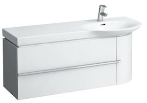 Kúpeľňová skrinka pod umývadlo Laufen Case 113,9x37,5x42,5 cm biela H4016020754631