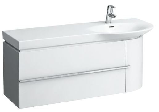 Kúpeľňová skrinka pod umývadlo Laufen Case 113,9x37,5x42,5 cm biela H4016020754631