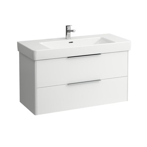 Kúpeľňová skrinka pod umývadlo Laufen Base 101x53x44 cm biela mat H4024521102601