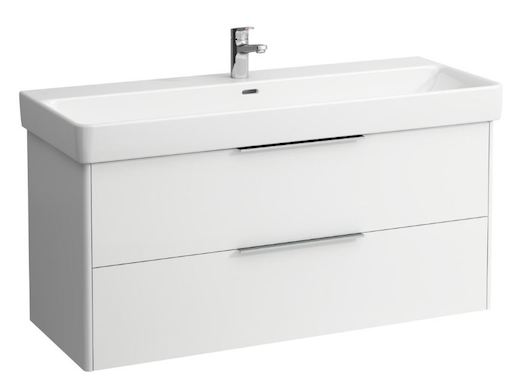 Kúpeľňová skrinka pod umývadlo Laufen Base 116x44x51 cm biela H4024921102611