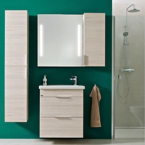 Kúpeľňová skrinka pod umývadlo Jika Tigo N 62x36,3x70,5 cm v dekore jaseň H40J2144015141