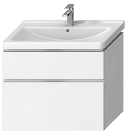 Kúpeľňová skrinka pod umývadlo Jika Cubito 84x46,7x68,3 cm biela H40J4264025001