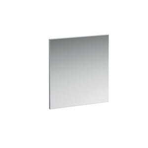 Obdĺžnikové zrkadlo o rozmere 65x70 cm. Rám zrkadla v hliníkovom procedení.