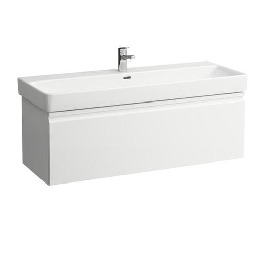 Kúpeľňová skrinka pod umývadlo Laufen PRO S 116x39,5x45 cm biela mat H4835610964631