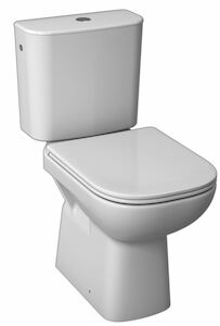 Kombinované WC s vodorovným odpadom. WC je od firmy JIKA do série Deep. WC je vrátane inštalačnej sady a je s bočným napúšťaním. WC má dvojité splachovanie 3 / 4,5 l.