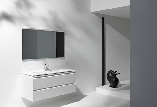 Kúpeľňová skrinka s umývadlom Laufen PRO S 120x54,5x50 cm biela lesk H8619674751041