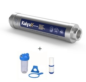 Balík domácich filtrov IPS KalyxXX Blue line 1/2" plus vrátane vložky na zlepšenie chuti a filtrovanie nečistôt z vody.