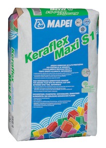 Lepidlo Mapei Keraflex Maxi S1 Low Dust sivá 25 kg C2TE S1 KERAFLEXMAXI