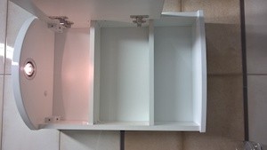Zrkadlová skrinka s osvetlením Keramia Pro 42x60 cm biela KERAMIAG40