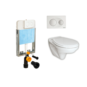 Cenovo zvýhodnený závesný WC set SIKO na zamurovanie + WC S-Line S-line Pre KMPLVIDIMAB