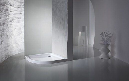 Sprchová vanička štvrťkruhová Kaldewei Arrondo 90x90 cm smaltovaná oceľ alpská biela 460400013001