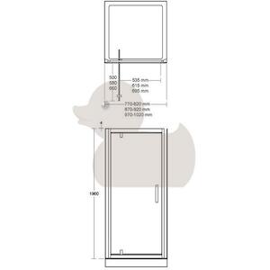 Sprchové dvere 80 cm Ideal Standard Synergy L6361EO