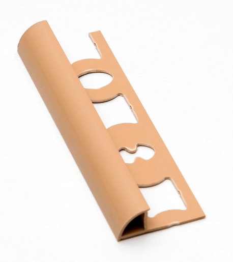 Lišta ukončovacia oblá PVC karamel, dĺžka 250 cm, výška 8 mm, L825028
