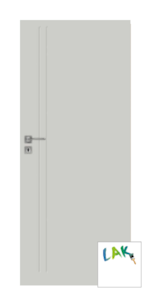 Interiérové dvere Naturel Latino pravé 60 cm biele LATINO5060P